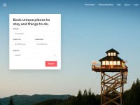Desktop screenshot for airbnb.com