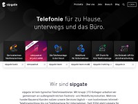 Desktop screenshot for sipgate.de