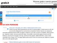 Desktop screenshot for gratis.it