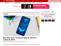 Desktop screenshot for techadvisor.fr