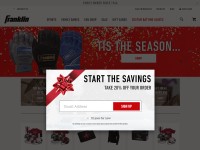 Desktop screenshot for franklinsports.com