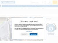 Desktop screenshot for lindependant.fr