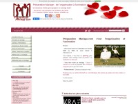 Desktop screenshot for preparationmariage.com