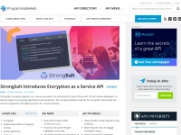Desktop screenshot for programmableweb.com