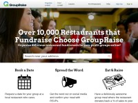 Desktop screenshot for groupraise.com