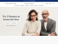 Desktop screenshot for warbyparker.com
