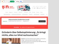 Desktop screenshot for t3n.de