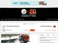 Desktop screenshot for bengals.com