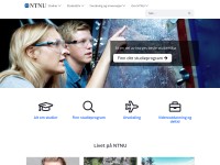 Desktop screenshot for ntnu.no