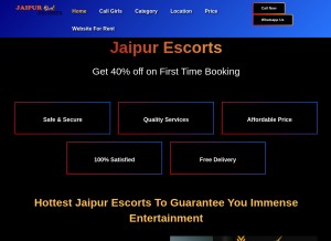 How babesofjaipur.com looks like on a tablet such as an iPad.