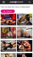 How babestation.com looks like on a mobile device such as an iPhone.