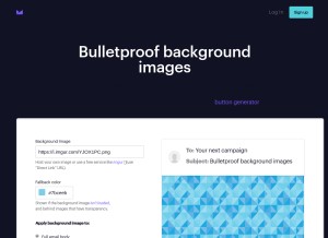 How backgrounds.cm looks like on a tablet such as an iPad.