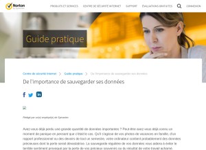 How backup.com looks like on a tablet such as an iPad.