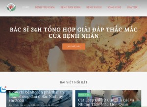 How bacsi24h.webflow.io looks like on a tablet such as an iPad.