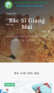 How bacsigiangmai.webflow.io looks like on a mobile device such as an iPhone.