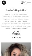How baddies.com.tr looks like on a mobile device such as an iPhone.