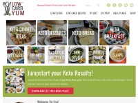 Desktop screenshot for lowcarbyum.com