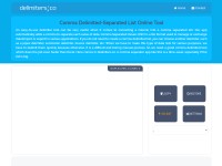 Desktop screenshot for delimiters.co