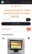 How bahcelievlertvtamiri.com looks like on a mobile device such as an iPhone.