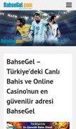 How bahsegelegirisyap.com looks like on a mobile device such as an iPhone.