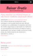 How baixargratis.co looks like on a mobile device such as an iPhone.