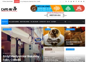 How bakirkoyfalci.com looks like on a tablet such as an iPad.