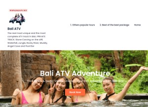 How baliatv.net looks like on a tablet such as an iPad.