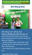 How bandatnendongnai.vn looks like on a mobile device such as an iPhone.
