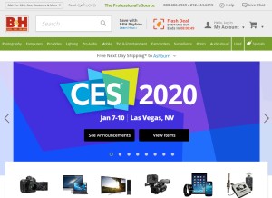 How bandh.com looks like on a tablet such as an iPad.