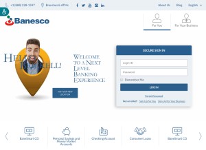 How banescousa.com looks like on a tablet such as an iPad.