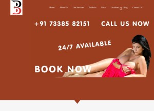 How bangalorefriend.com looks like on a tablet such as an iPad.