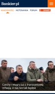 How bankier.pl looks like on a mobile device such as an iPhone.