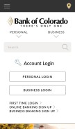 How bankofcolorado.com looks like on a mobile device such as an iPhone.
