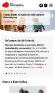 How banmedica.cl looks like on a mobile device such as an iPhone.