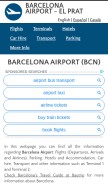How barcelona-airport.com looks like on a mobile device such as an iPhone.