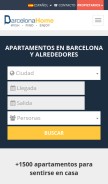 How barcelona-home.com looks like on a mobile device such as an iPhone.