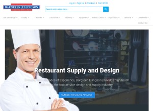 How bargreen.com looks like on a tablet such as an iPad.