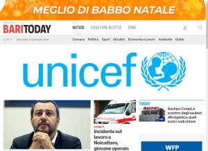 How baritoday.it looks like on a tablet such as an iPad.