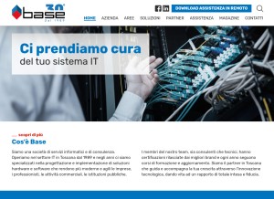 How basenet.it looks like on a tablet such as an iPad.