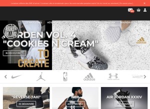 How basket4ballers.com looks like on a tablet such as an iPad.