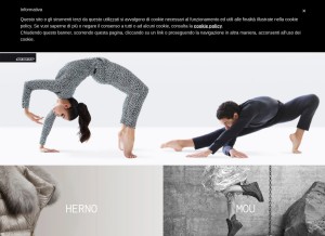 How bassiniboutique.it looks like on a tablet such as an iPad.