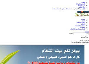 How baytshifa.com looks like on a tablet such as an iPad.