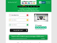 Desktop screenshot for webuyanycarusa.com
