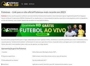 How bb11.club looks like on a tablet such as an iPad.