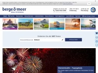 Desktop screenshot for berge-meer.de