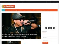 Desktop screenshot for tubefilter.com