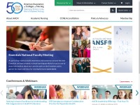 Desktop screenshot for aacnnursing.org