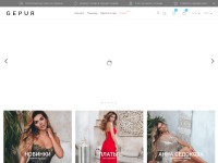 Desktop screenshot for gepur.com