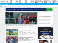 Desktop screenshot for espncricinfo.com