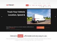 Desktop screenshot for detrack.com